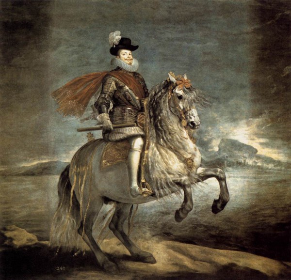 Equestrian Portrait of Philip III by Diego Velazquez